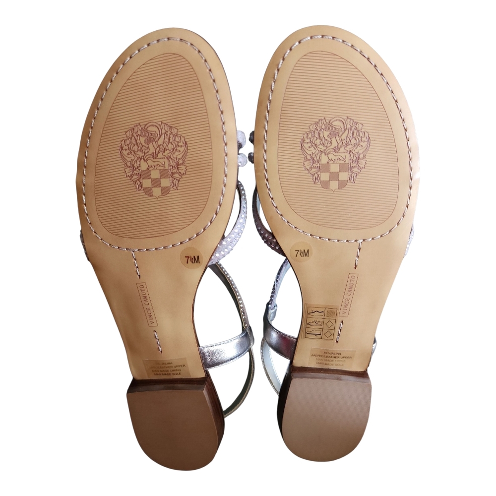 NEW Womens‎  * VINCE CAMUTO * Leather Jalina Sandals - Picture 3 of 6